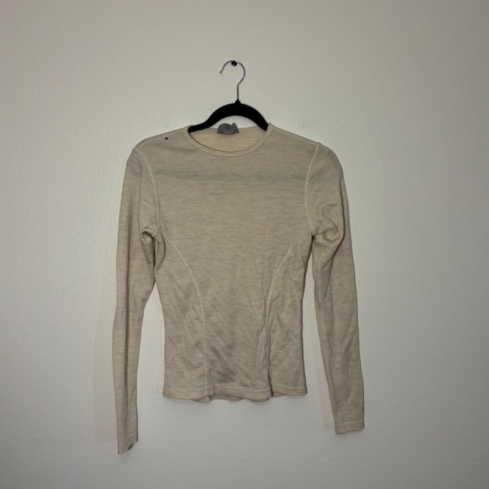 Smartwool Merino Wool Base Layer Cream Women's Small